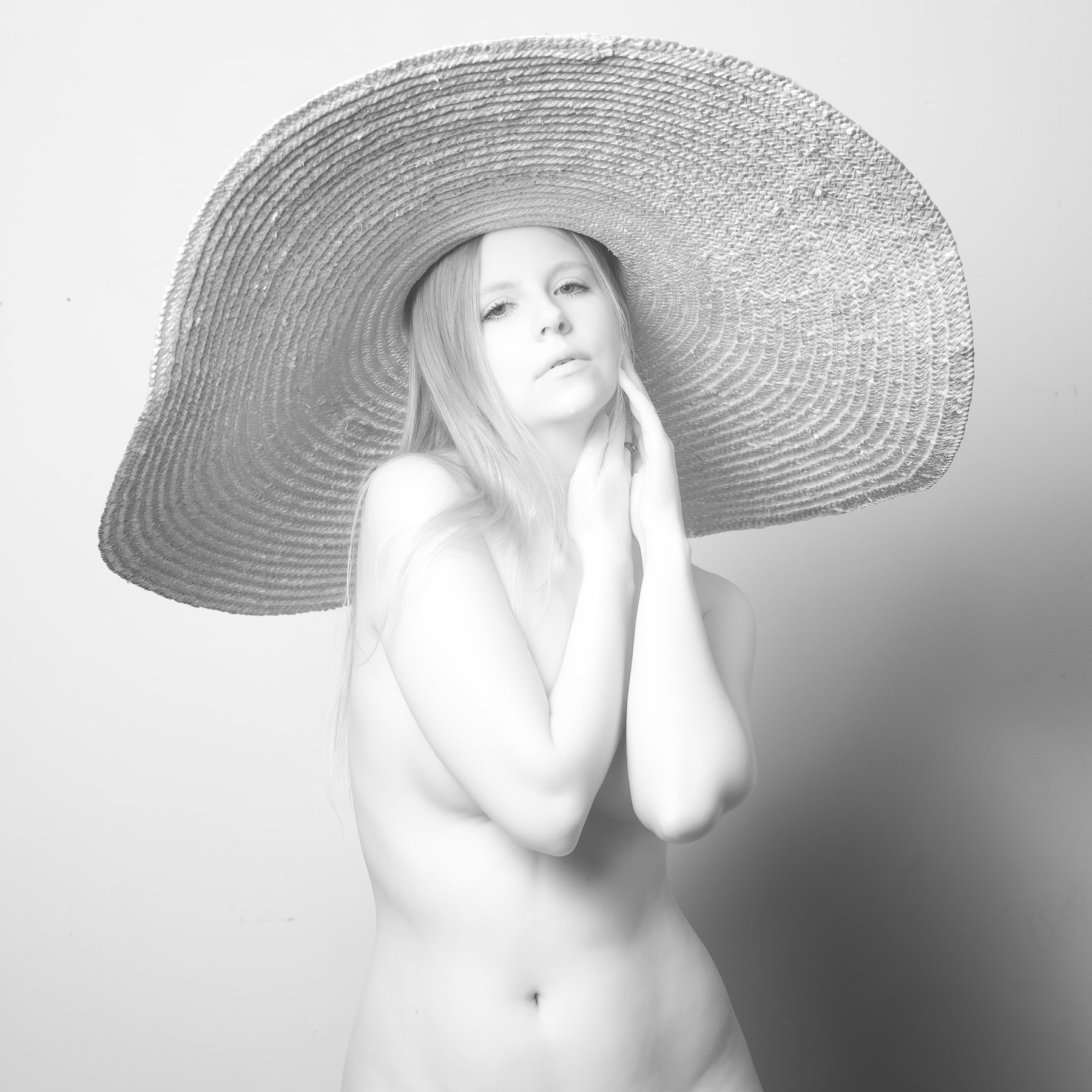 Frame — black and white figure study, Porcelain series, fine art photography print by Kofi Amoa