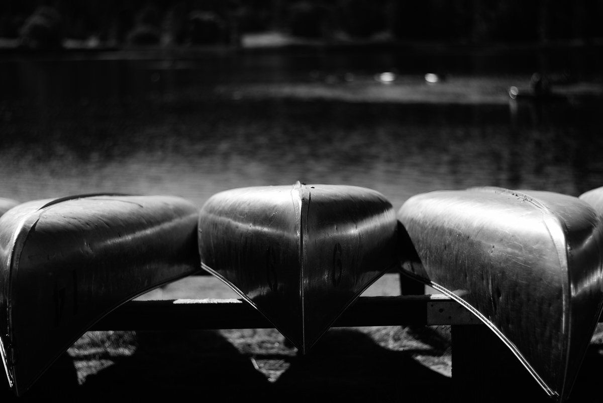 Canoes — fine art landscape, Scapes series, fine art photography print by Kofi Amoa
